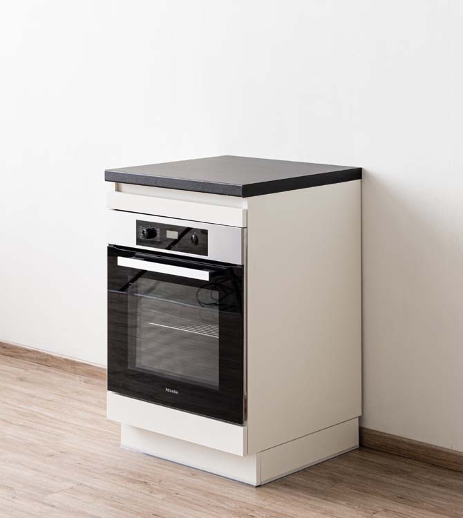 Keukenkast Plenti onderkast voor oven wit 60x78cm
