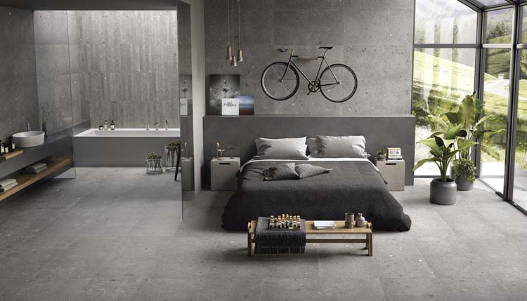 Carrelage de sol Ego grigio nat rt 60 x 60 cm
