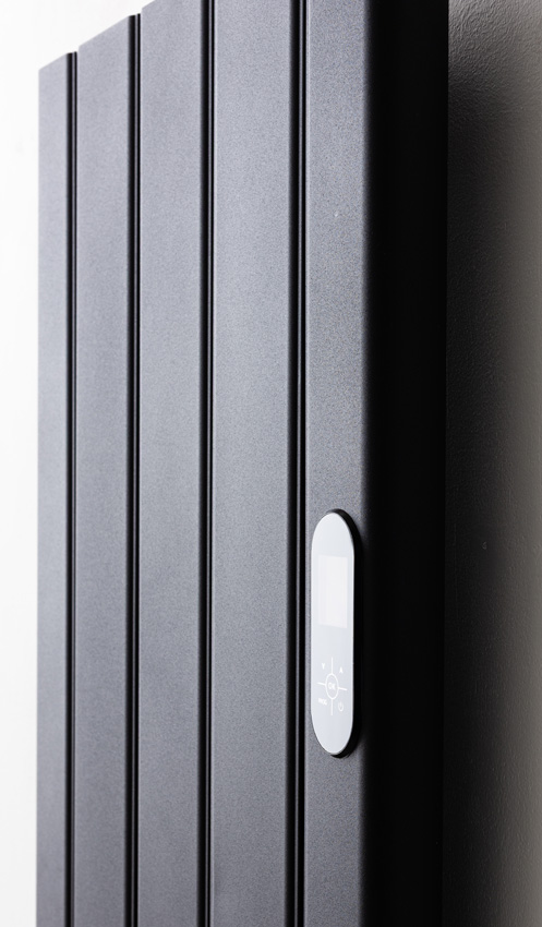 Radiateur électrique design Daisy 160x50cm simple anthracite 1500W