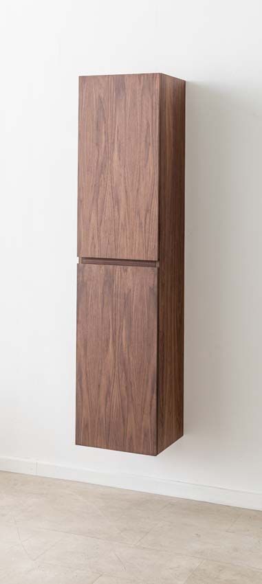 Armoire colonne Falco noyer suspendue 170x40x35cm