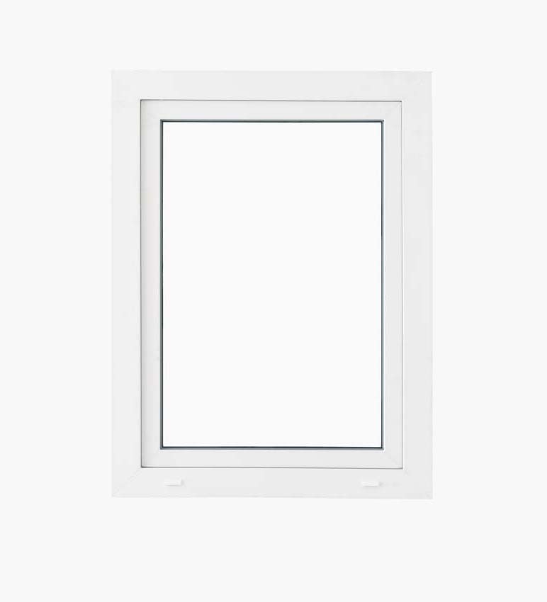 1-VAN Châssis oscillo-battant pvc Elegant blanc/bl B750xH1000 mm D