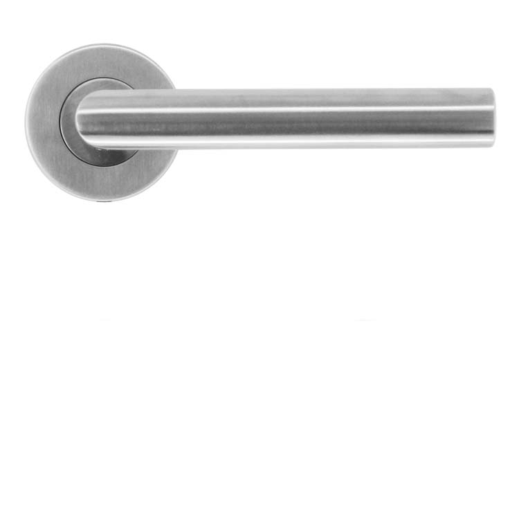 Poignée de porte pro plaravenna i 19mm inox plus sans rosace