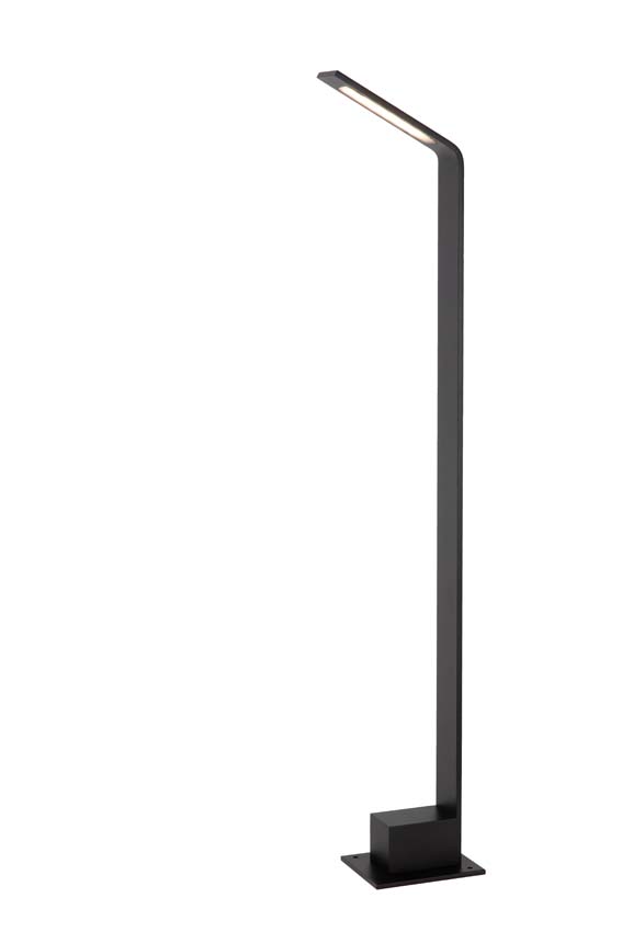 Lucide LAWFORD - Borne extérieur - Hauteur 80cm 6W 3000K - IP54 - Noir