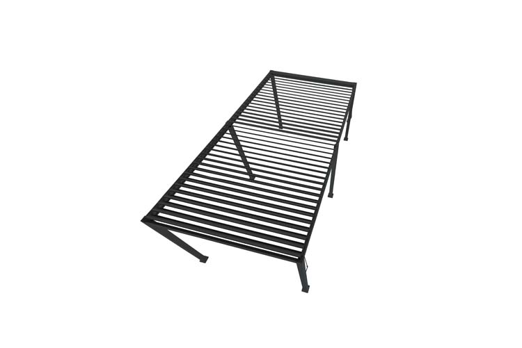 Pergola Solimar aluminium anthracite L600xL300xH250cm manuelle
