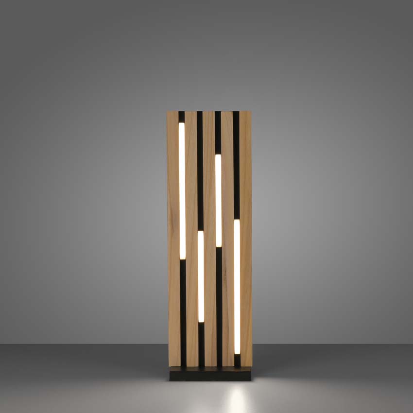 Tafellamp Line-up natural wood - dimbaar - 14W - 2700-5000K - IP20
