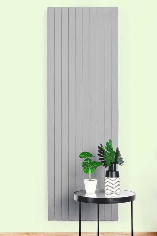 Designradiator Duke enkel 180x60cm grijs 1803Watt