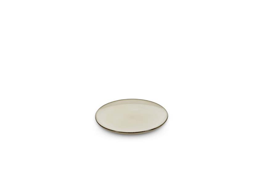 Plat bord Salt & Pepper Meridian aardewerk beige Ø20x2cm