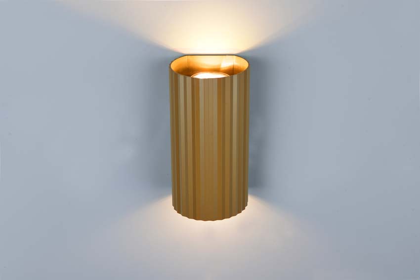 Wandlamp - Koffie - 9,5x18x8cm - Dimbaar - GU10 - 2x10W