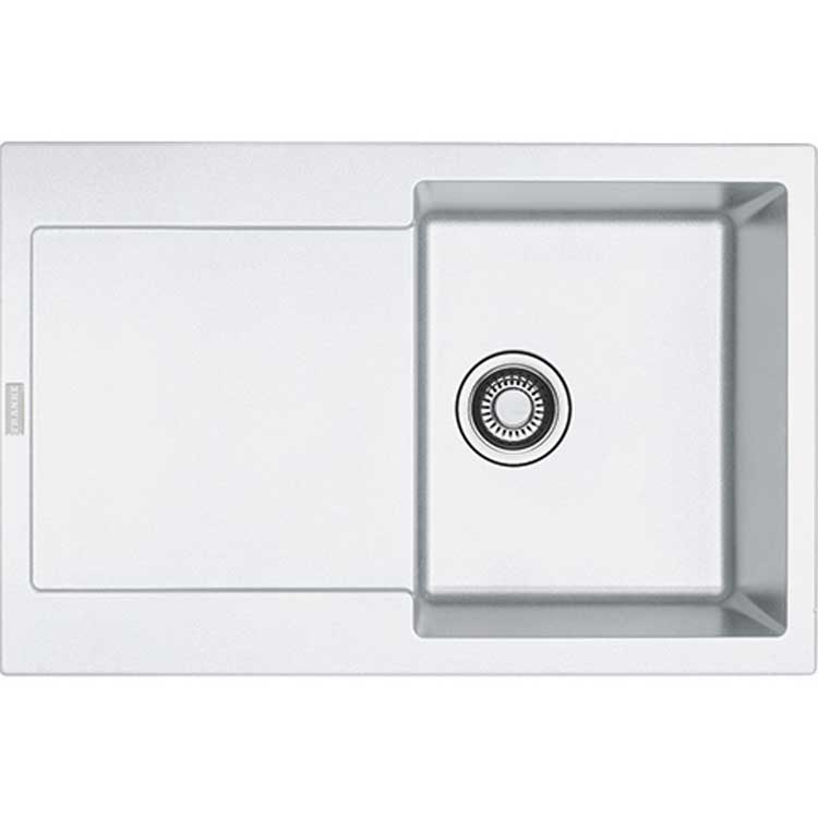 Spoelbak Franke Maris metaalwit 78x50cm