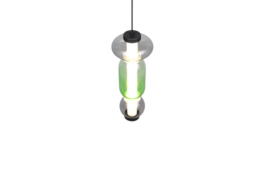 Suspension - Transparant - Ø15,5cm - Dimmable - LED - 1x8W - 2300-4000K