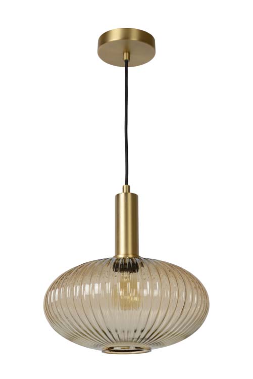 Lucide MALOTO - Suspension - Ø 30 cm - E27 - Ambre Lucide MALOTO - Suspension - Ø 30 cm - E27 - Ambre