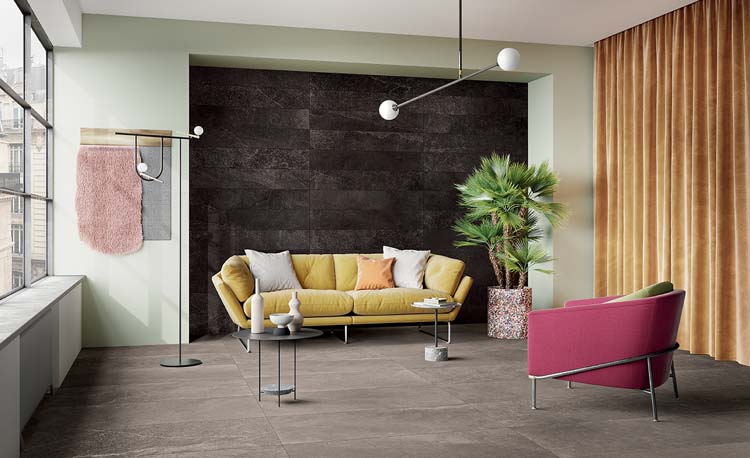 Vloer- en wandtegel Planeto Mars bruin 60x120cm