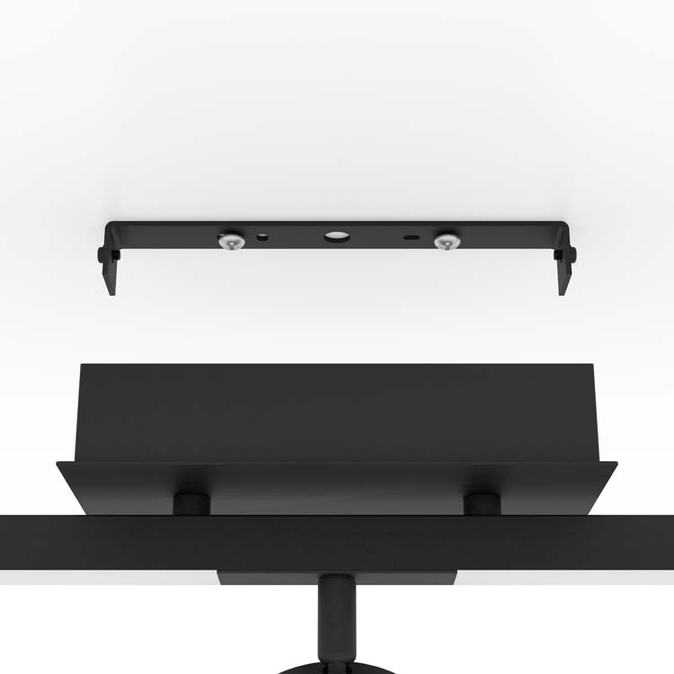 Plafondspot Cardi 3 spot zwart 3x3.2W 1200LM