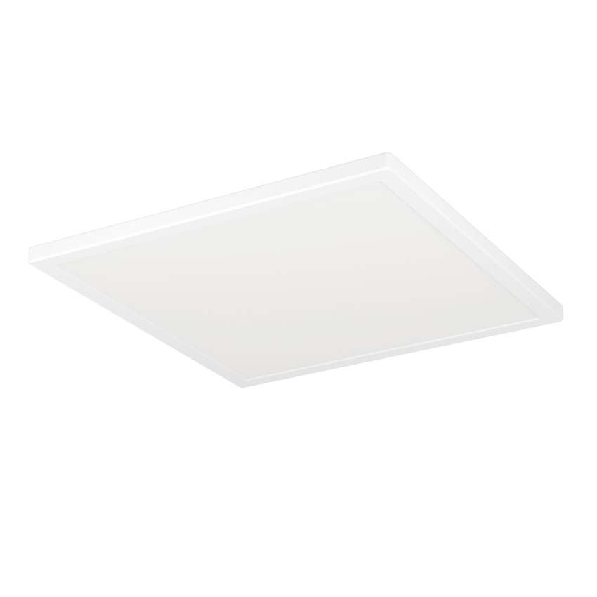 Plafonnier - Blanc - 39x39cm - Dimmable - LED - 1x14W - 2700-6500K - télécommande