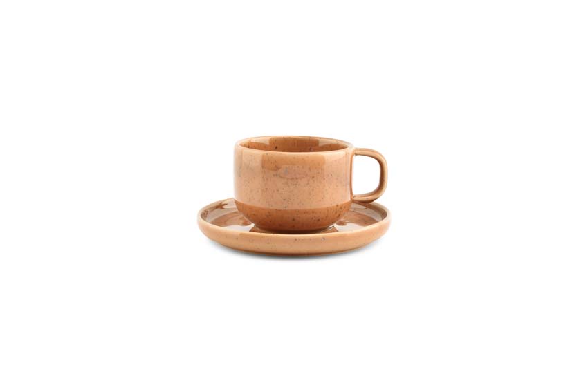 Schotel Blush rond peach oranje 14,5 cm