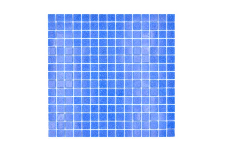 Mosaïque Verre bleu foncé brillant 32,7x30,5cm