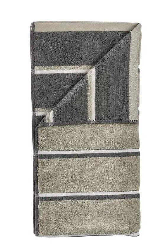 Serviette de toilette Zone Denmark Ume coton vert olive 70x140cm