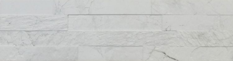 Carrelage mural Prestige plaquette de parement blanc 15x61cm