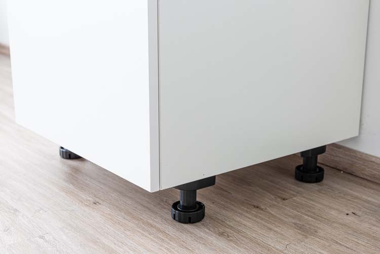 Armoire de cuisine Plenti avec 3 tiroirs blancs 60x78cm