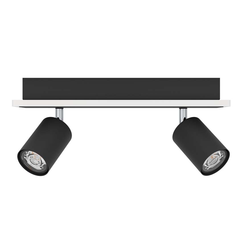 Spot en saillie - Noir - Dimmable - LED - 2x12W - 3000K