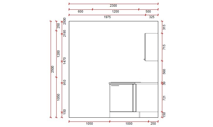 Cuisine d'angle Premium 15A blanche 350x130cm - pré-montée - avec appareils - plaque de cuisson vitrocéramique et hotte murale en inox