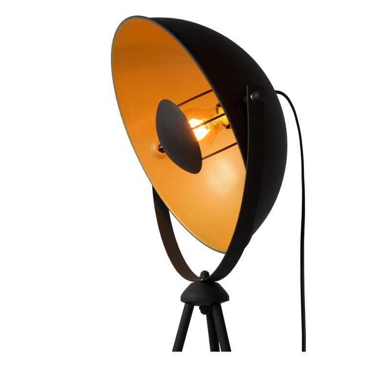 Lucide ALVARO - Lampadaire - E27 - Noir