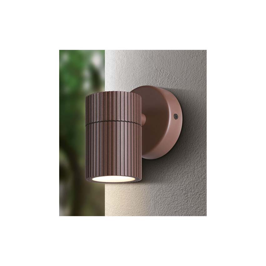Applique murale - Rouille - Dimmable - GU10 - 1x5W