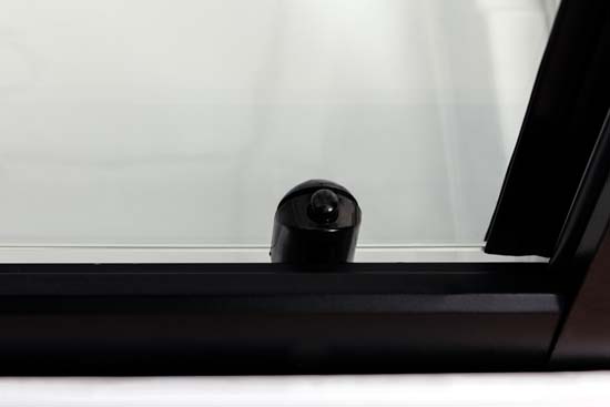 Cabine de douche Penny thermostatique gauche noir/blanc porte coulissante 115x85x218,5cm