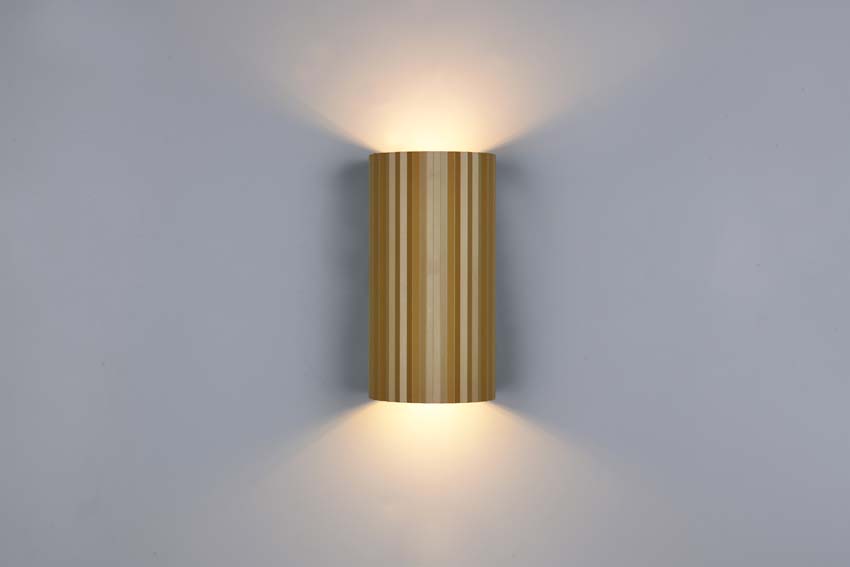 Wandlamp - Koffie - 9,5x18x8cm - Dimbaar - GU10 - 2x10W