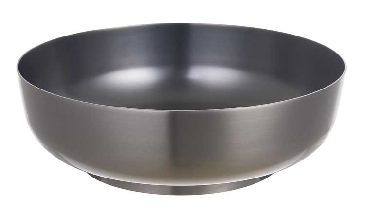 Opbouwkom Ferreira glanzend grijs 40cm