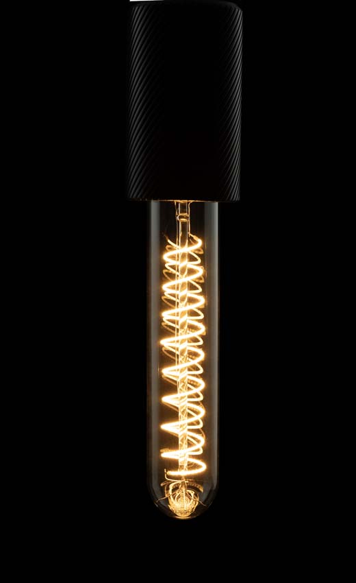 Lampe LED - E27 - Transparent - 19x3,2cm - Dimmable - 6W - 570lm - 2200K
