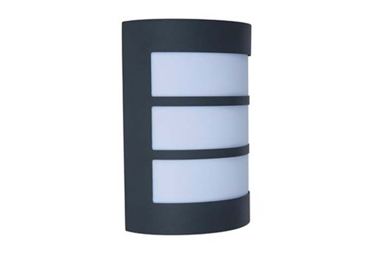 Buitenverlichting LED wandlamp donker grijs E27