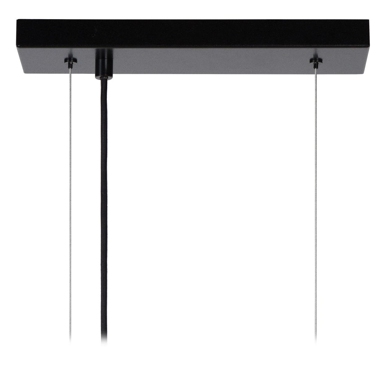 Suspension - noir - 90x7x130cm - dimmable - 4xE27 - 60W