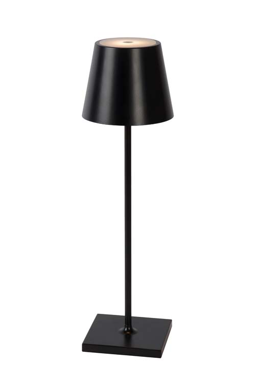 Lampe de table extérieure - noir - LED - 2,2W - 3000K - IP54 - 3StepDim - rechargeable