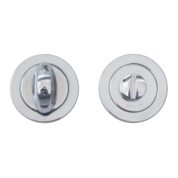Quincaillerie toilette pro rond rosace tournante chrome