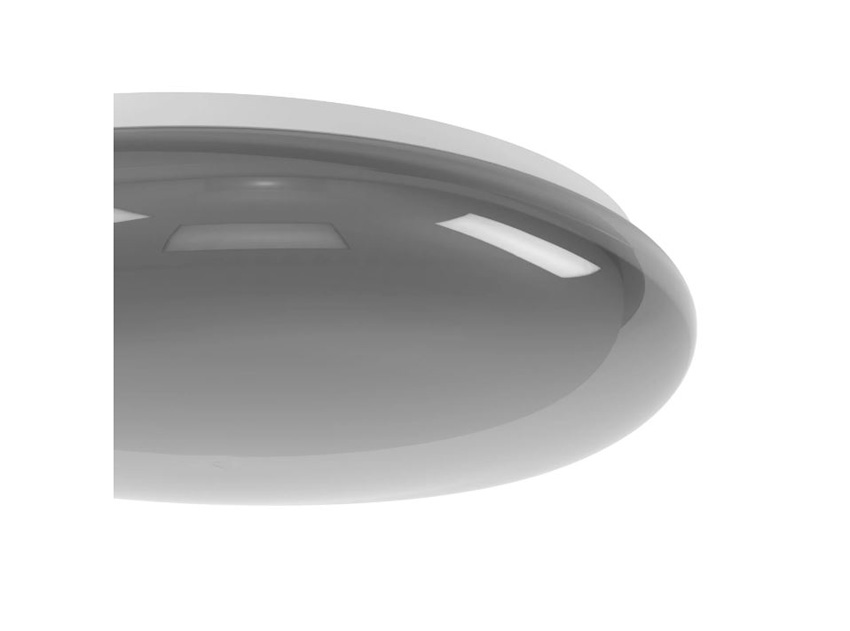 Plafondlamp - grijs/wit - Ø40xH6,5cm - LED - 1x19,5W - 2700/4000/6500K - 2600lm