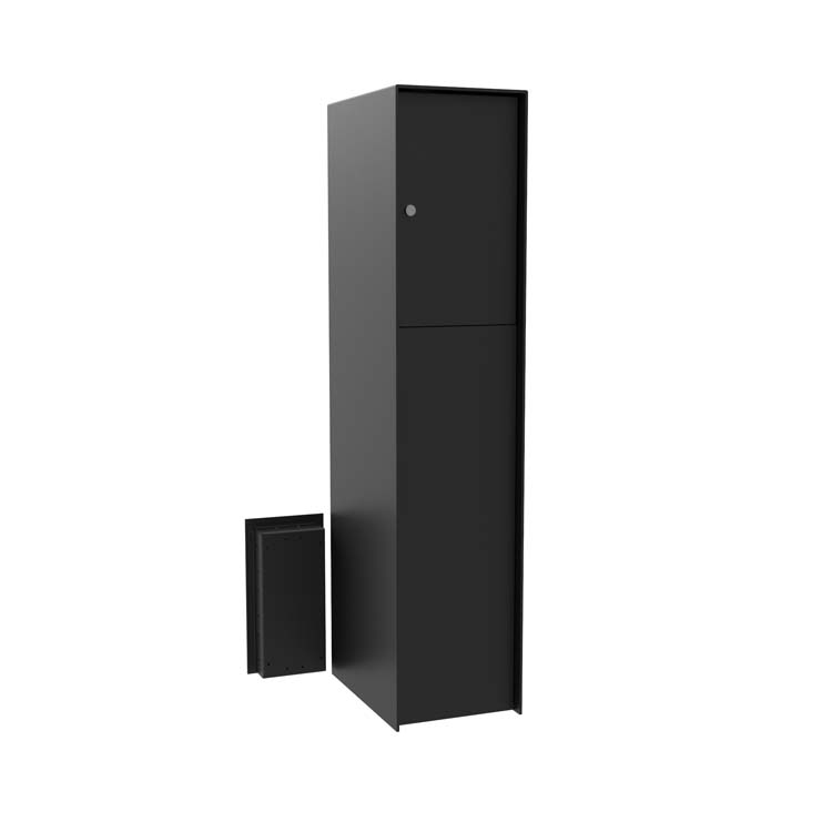 Pakketbrievenbus eSafe Fenix Front Connect zwart