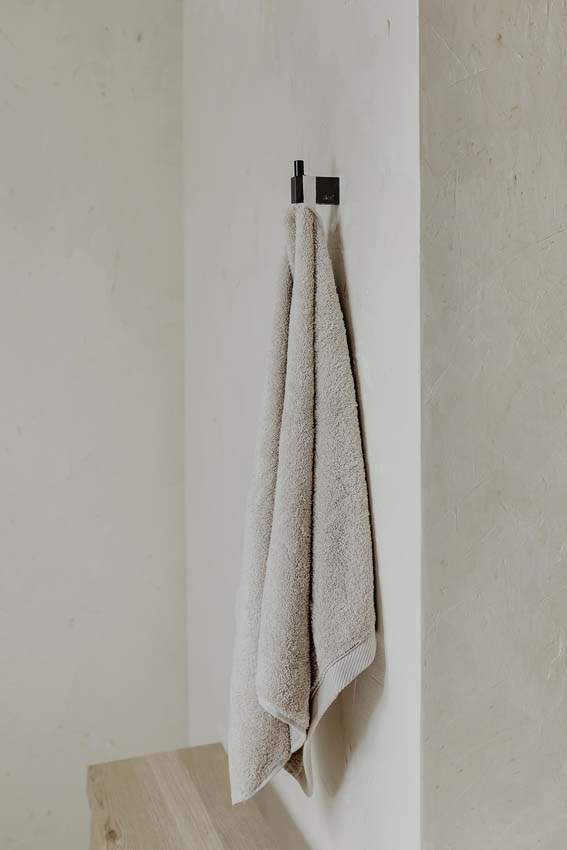 Crochet pour serviette Zack Linea graphite 1,5cm