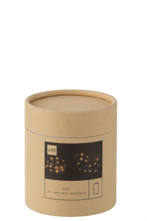 Kerstverlichting giftbox 20 leds warm wit licht Kerstverlichting giftbox 20 leds warm wit licht