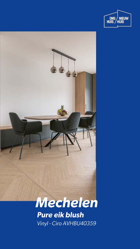 Sol vinyle Quick-Step Ciro 6mm chevron chêne pur blush beige 63x12,6cm avec sous-couche