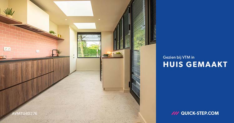 Vinyl Quick-step illume medium tiles 6mm zandsteenbeton HUIS GEMAAKT