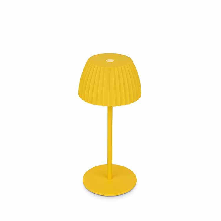 Lampe de table Elvoro - jaune - 20cm - dimmable - LED - 1.5W - 2700K - IP44 - USB