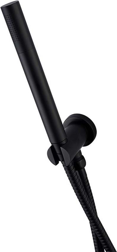 Colonne de douche thermostatique encastrable noir mat