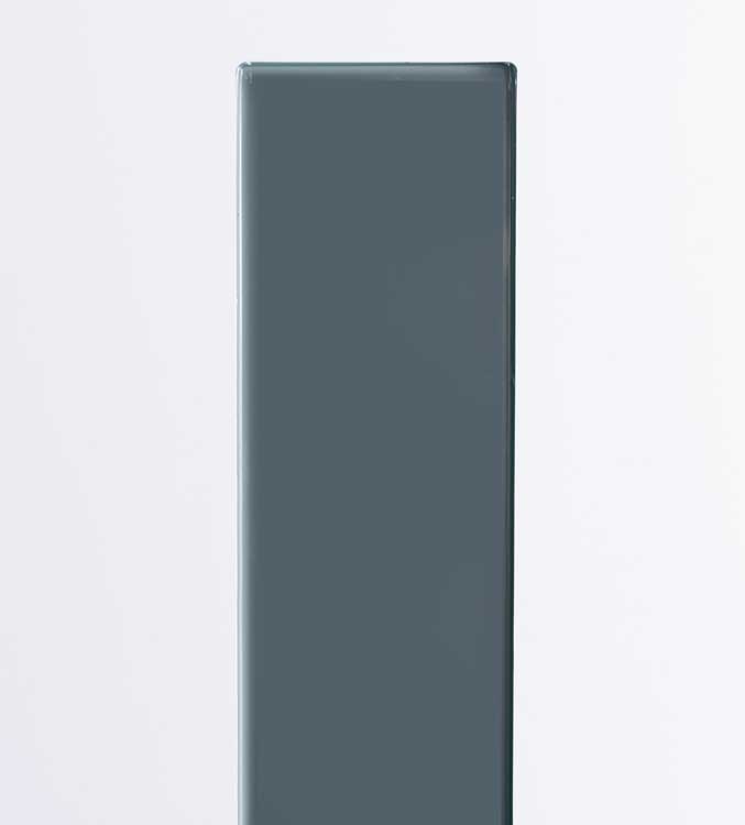 Porte extérieure vitre verticale PVC verre mat blanc 980x2180mm ouvrant à droite Porte extérieure vitre verticale PVC verre mat blanc 980x2180mm ouvrant à droite