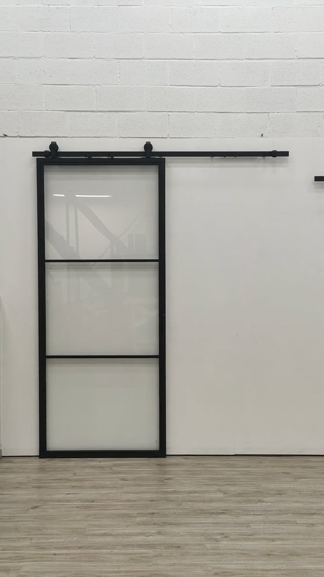 Porte coulissante intérieure Fer forgé 3W Tyra 930 x 2134 mm Porte coulissante intérieure Fer forgé 3W Tyra 930 x 2134 mm