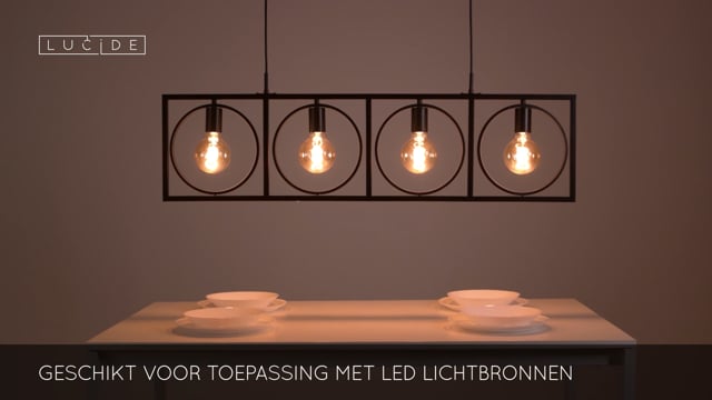 SUUS - Suspension - 4xE27 - Noir