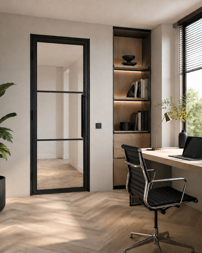 Stalen binnendeur 3W Tara 880 x 2040 mm Rechts