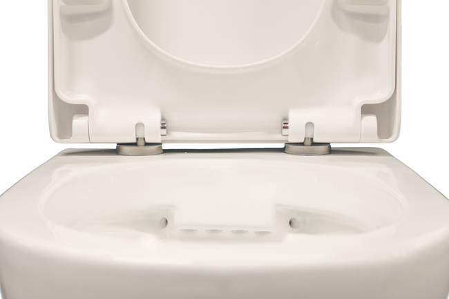 Hangtoilet Gary rimless wit verkort