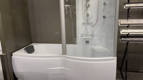 Bad/douche combinatie Alyssa rechts Bad/douche combinatie Alyssa rechts