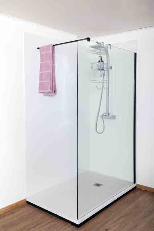 Panneau de douche Minimalism polycarbonate blanc 140x250cm